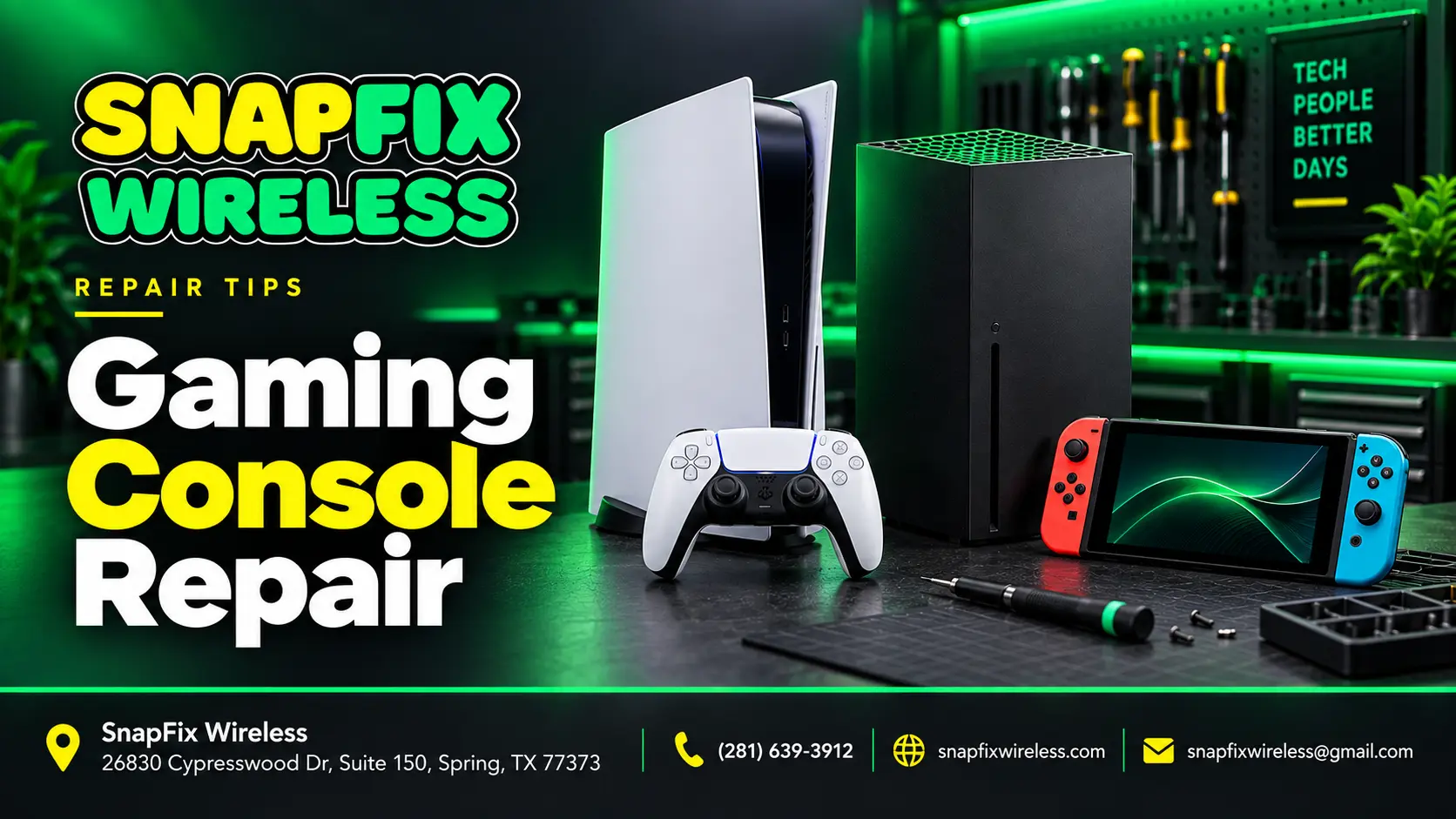 Gaming Console Repair in Spring, TX: HDMI Problems, Overheating & Controller Drift